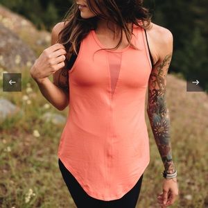 ZYIA Coral Effortless Tank-Long Size: Large